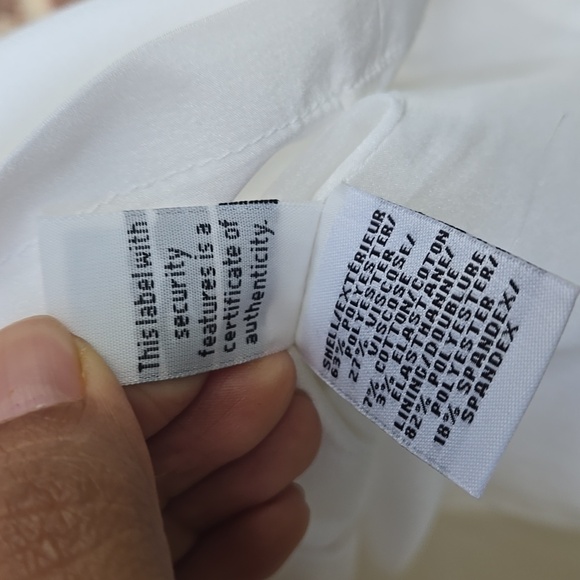 Diane von Furstenberg white front pockets mini dress Size 0 - Picture 4 of 6